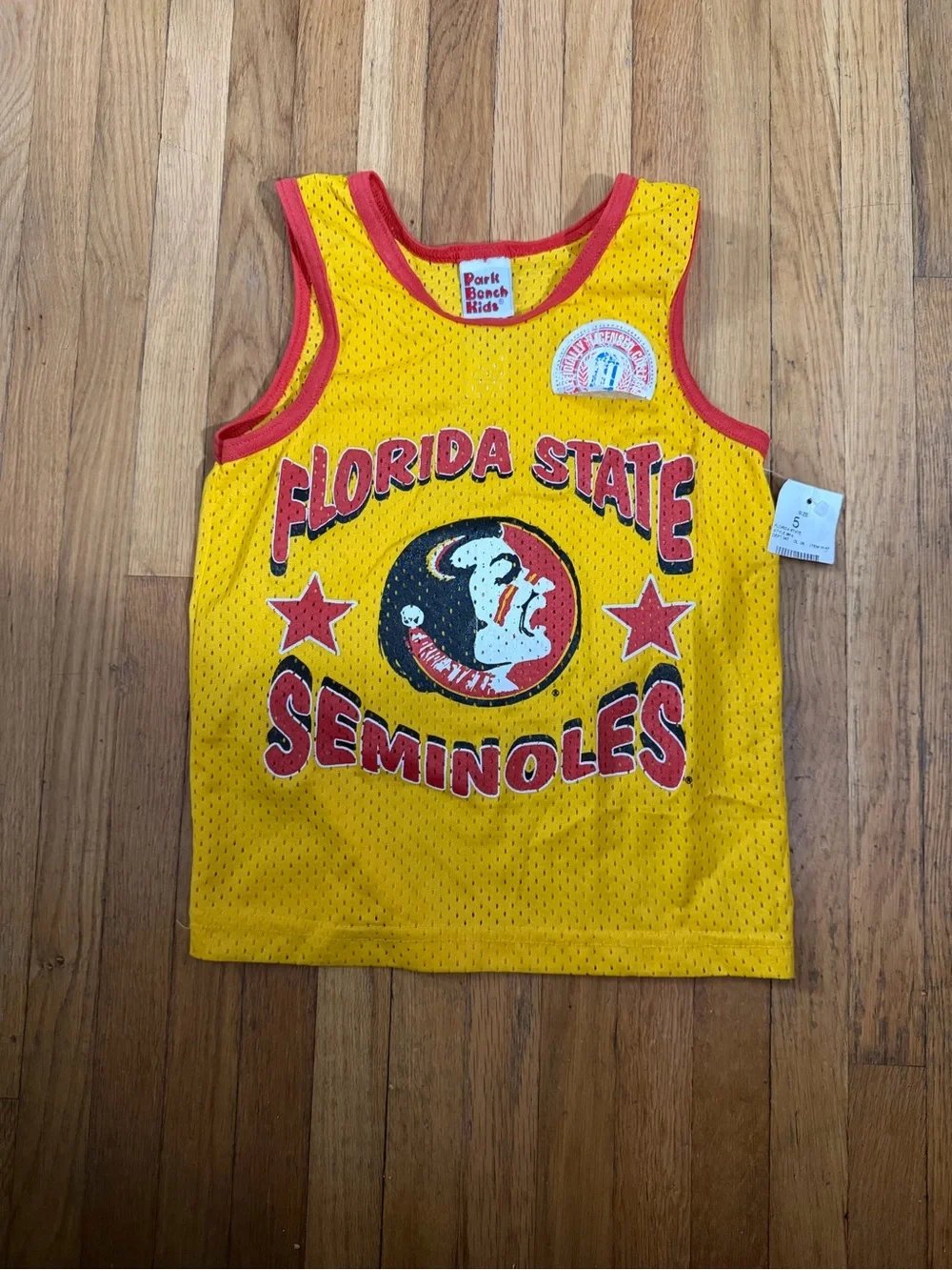Vintage Deadstock Park Bench Kids size 5 Florida State Seminoles Tank NWT